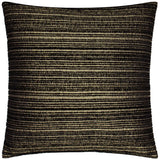 Jupiter Chenille Jacquard Cushion Cover Black/Gold 50 x 50cm - image 2