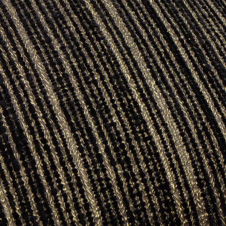 Jupiter Chenille Jacquard Cushion Cover Black/Gold 50 x 50cm - image 4