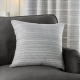 Jupiter Chenille Jacquard Cushion Cover Silver 50 x 50cm - image 1