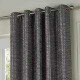 Jupiter Fully Lined Chenille Jacquard Eyelet Curtains Graphite - image 4