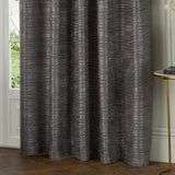 Jupiter Fully Lined Chenille Jacquard Eyelet Curtains Graphite - image 5