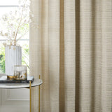 Jupiter Fully Lined Chenille Jacquard Eyelet Curtains Ivory/Gold - image 6