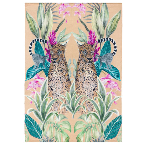 Kali Leopards Printed Outdoor Outdoor Rug Gold 120 x 170cm - image 2