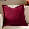 Kallu Faux Fur Cushion Cover Berry - image 1
