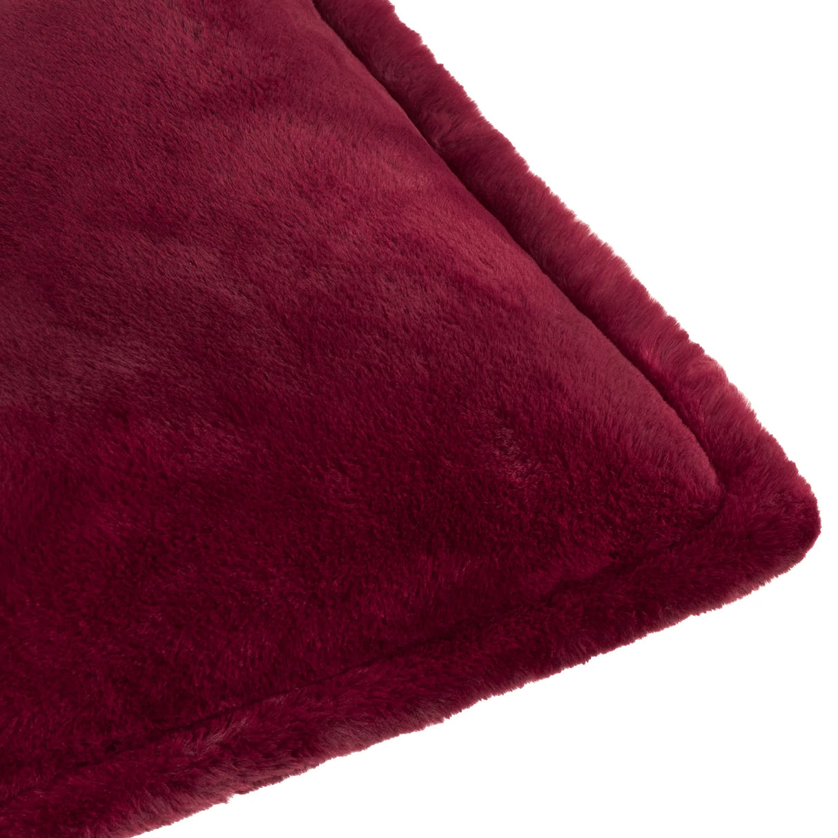 Kallu Faux Fur Cushion Cover Berry - image 4