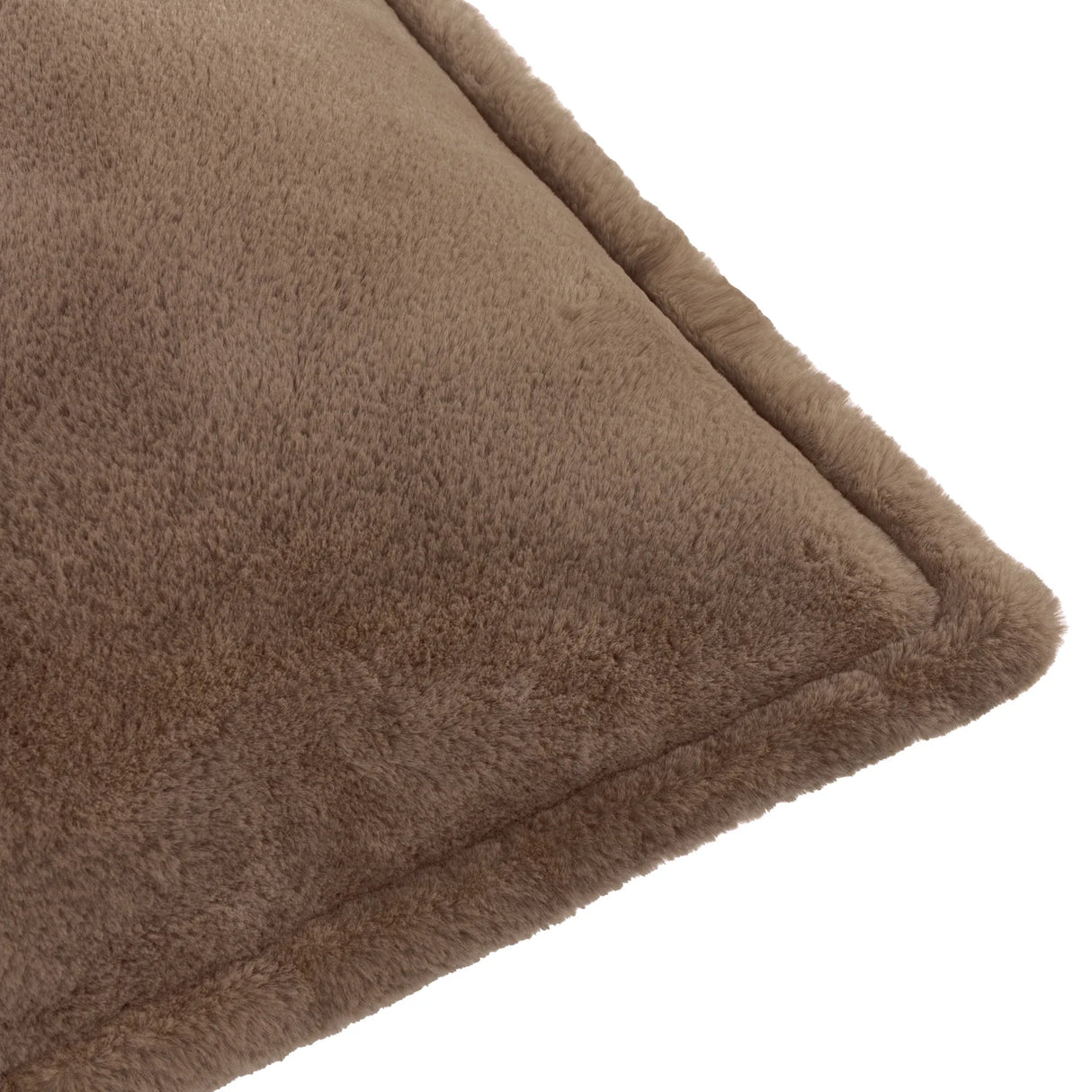 Kallu Faux Fur Cushion Cover Mocha - image 4