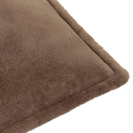 Kallu Faux Fur Cushion Cover Mocha - image 4