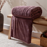 Kallu Faux Fur Reversible Mulberry Velvet Throw Blanket 130cm x 180cm / 150cm x 200cm - additional product view 1