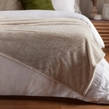 Kallu Faux Fur Reversible Natural Velvet Throw Blanket 130cm x 180cm / 150cm x 200cm - additional product view 1