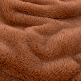Kallu Faux Fur Reversible Rust Velvet Throw Blanket 130cm x 180cm / 150cm x 200cm - additional product view 3