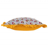 Kemble 100% Cotton Delph Blue / Gold Cushion Cover or Filled Cushion 45cm x 45cm - additional product view 4