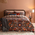 Kinfolk Printed Reversible Duvet Cover Set Denim Blue - image 2