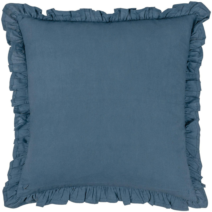 Kirkton Floral Pleat French Blue Cushion Cover 20" x 20" - Ideal