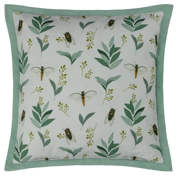 Lace Wing Sage Green Cushion - Ideal