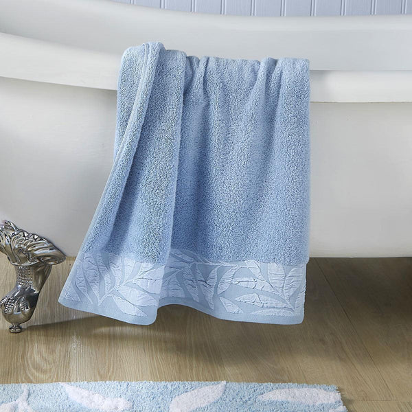 Lacie Zero Twist Towel Blue - Ideal
