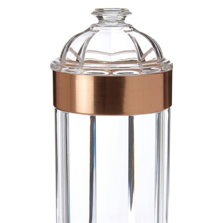 Large Rose Gold Acrylic Canister - Ideal