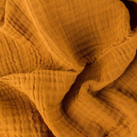 Lark Muslin Cumin 100% Cotton Throw Blanket 130cm x 180cm / 240cm x 260cm - additional product view 4