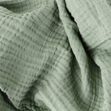 Lark Muslin Eucalyptus 100% Cotton Throw Blanket 130cm x 180cm / 240cm x 260cm - additional product view 4
