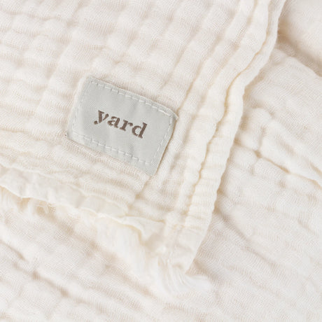 Lark Muslin White 100% Cotton Throw Blanket 130cm x 180cm / 240cm x 260cm - additional product view 3