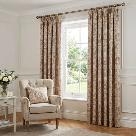 Tegola Tape Top Pencil Pleat Curtains 4