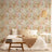 Catherine Lansfield Leaves Wallpaper Natural