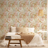 Catherine Lansfield Leaves Wallpaper Natural
