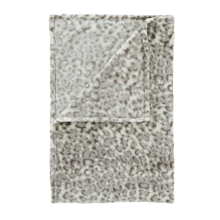 Leopard Animal Print Cosy Fleece Throw - Ideal