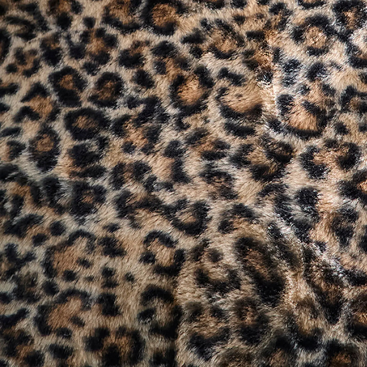 Leopard Faux Fur Natural Cushion 43 x 43cm - product image 3