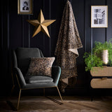 Leopard Faux Fur Natural Cushion 43 x 43cm - product image 4