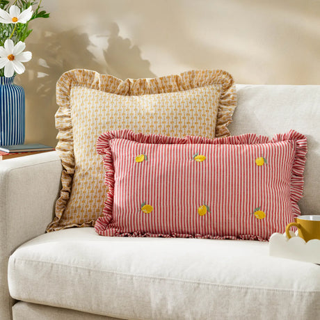 Les Fruites Lemons Cushion Cover or Filled Cushion 30cm x 50cm - additional product view 6
