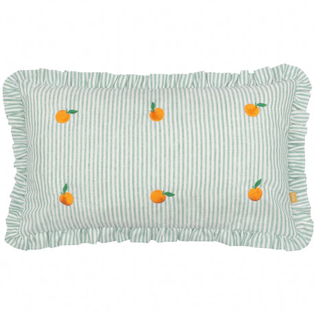 Les Fruites Oranges Cushion Cover or Filled Cushion 30cm x 50cm - additional product view 2