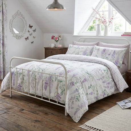Wisteria Floral Duvet Cover Set 1