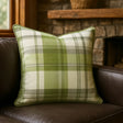 Balmoral Check Cushion Cover Cosy Tartan Pattern 43cm x 43cm - Green