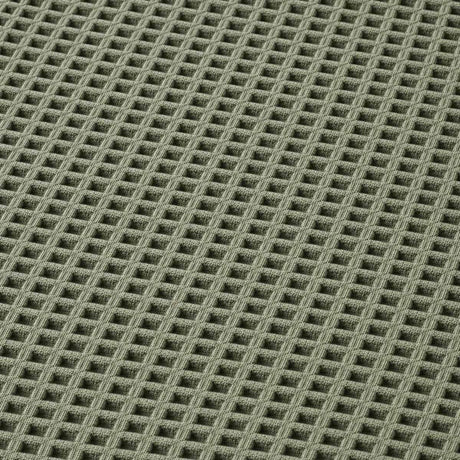 Macro close-up of the green fabric on the Lindly Waffle Microfibre Duvet Cover Set