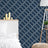 Catherine Lansfield Linear Curve Geometric Wallpaper Navy Blue