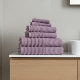 Linear 500gsm Cotton Towels - Lavender Pink