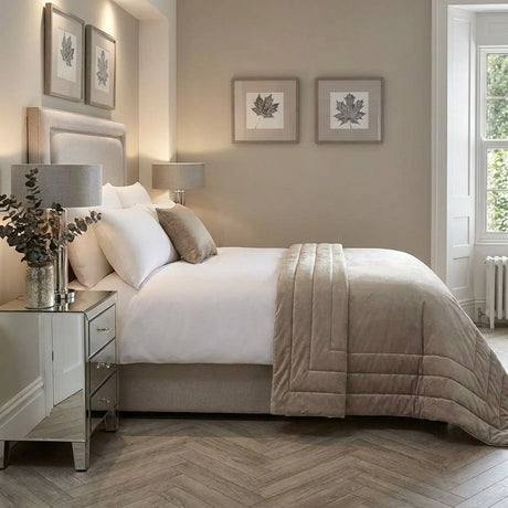 Melanie Velvet Bedspread 150cm x 220cm 2