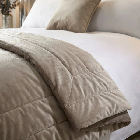 Melanie Velvet Bedspread 150cm x 220cm 4