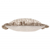 Linen Filigree Linen / Olive Cushion Cover or Filled Cushion 50cm x 50cm - additional product view 4