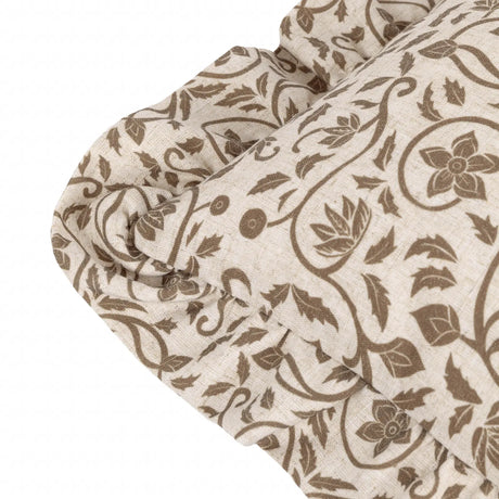 Linen Filigree Linen / Olive Cushion Cover or Filled Cushion 50cm x 50cm - additional product view 5