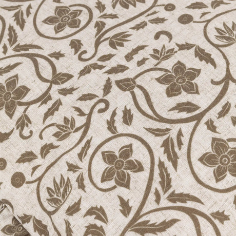 Linen Filigree Linen / Olive Cushion Cover or Filled Cushion 50cm x 50cm - additional product view 6