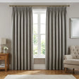 Dawn Lined Tape Top Pencil Pleat Curtains - Linen