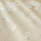 Soiree Lilly Floral Jacquard Champagne Duvet Cover Set 5