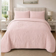 Luana Soft Microfibre Duvet Cover Set - Blush