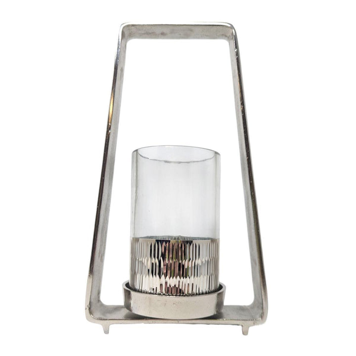Lux Silver Lantern Candle Holder - Ideal