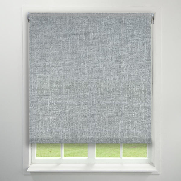 Luxe Made to Measure Roller Blind (Dim Out) Silver - Ideal