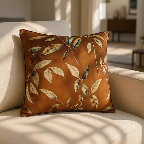 Madrid Velvet Cushion Cover and Filled Cushion 20" x 20" (50cm x 50cm) - Terracotta