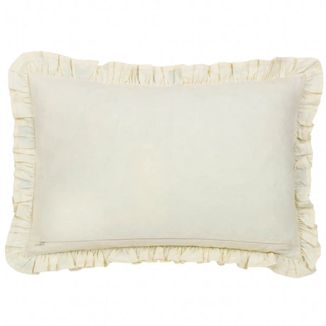Mae 100% Cotton French Blue Cushion Cover or Filled Cushion 30cm x 50cm - additional product view 3