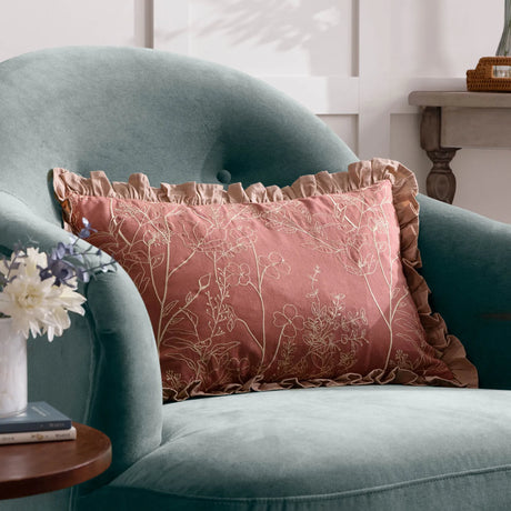 Mae 100% Cotton Petrol Cushion Cover or Filled Cushion 30cm x 50cm - additional product view 1