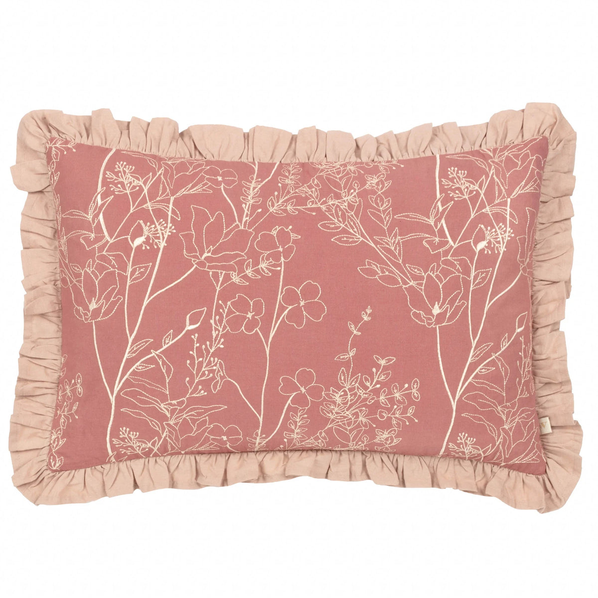 Mae 100% Cotton Petrol Cushion Cover or Filled Cushion 30cm x 50cm - additional product view 2